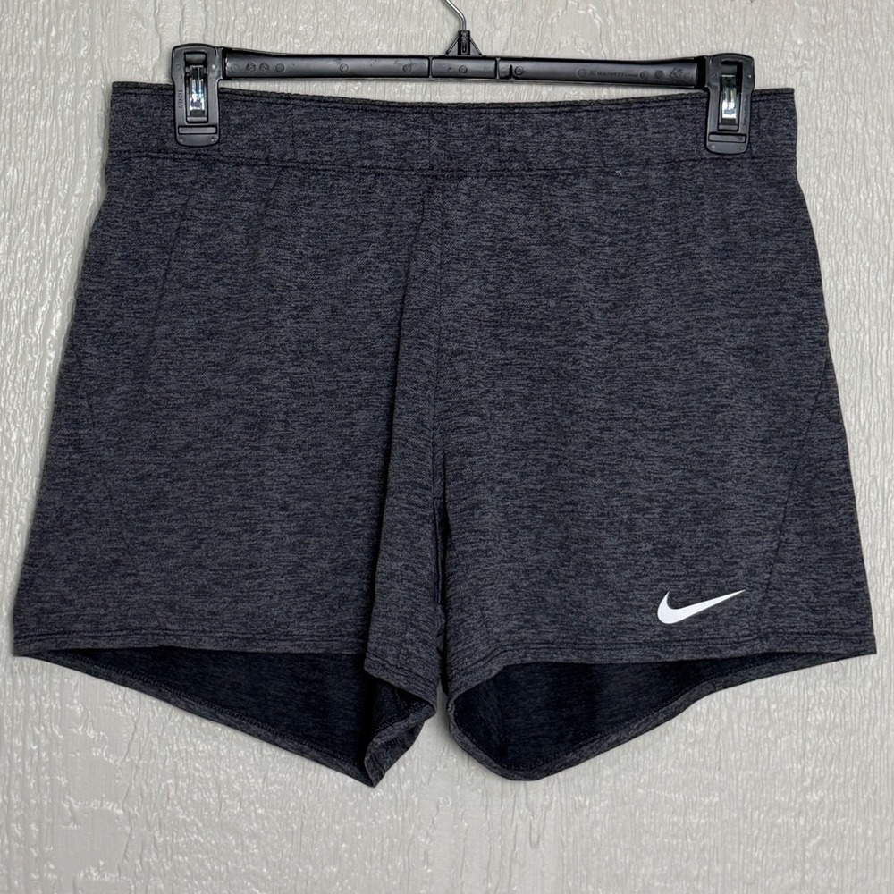 Nike Dri-FIT Mens Gray Heathered Athletic Training Shorts Size Large EUC